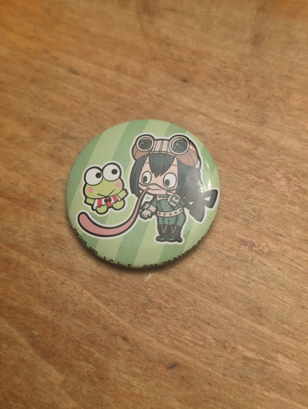 Kerropi x Froppy/Tsuyu Asui MHA My Hero Academia Badge Button Pin